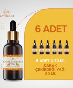 Toptan Satış Kabak Çekirdeği Yağı 50 Ml. X 6 Adet
