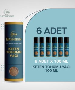 Toptan Satış Keten Tohumu Yağı 100 Ml. X 6 Adet