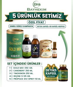 Bayhekim Kampanya 5 Ürün - Detox Kapsül Hediyeli