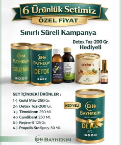 Bayhekim Kampanya 6 Ürün - Detox Toz Hediyeli